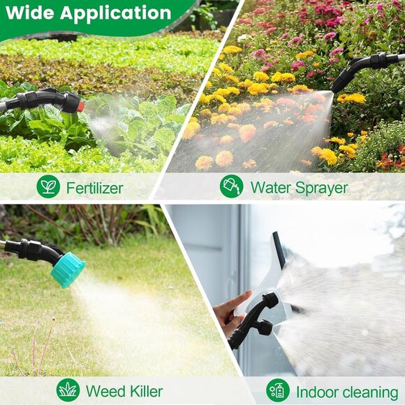 Battery Powered Sprayer 2 Gallon, 2025 Upgrade Electric Sprayer w Adj Speed - Picture 8 of 12